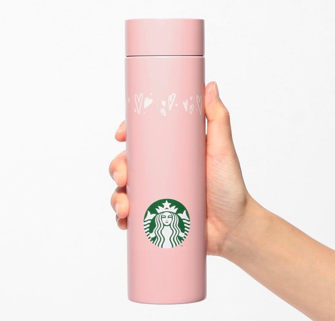 バレンタイン2024ステンレスボトルライトピンク350ml