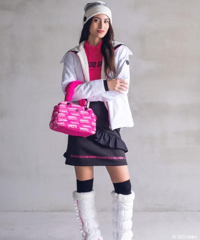【BARBIE×le coq sportif】コラボ フリルスカート ブラック