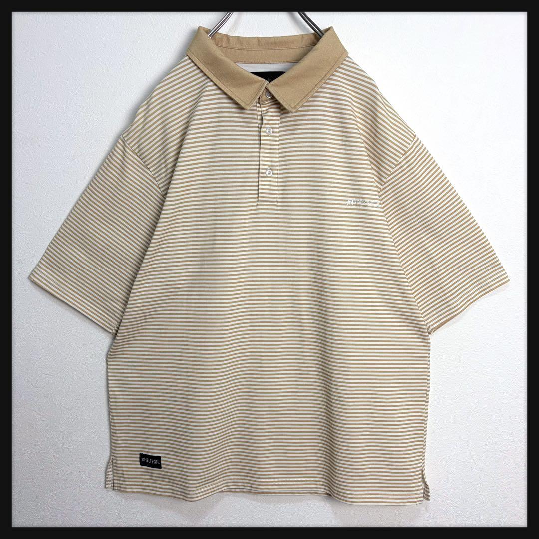【超美品】FR2 GOLF ゴルフ★サークルロゴ ポロシャツ 刺繍ロゴ 希少XL