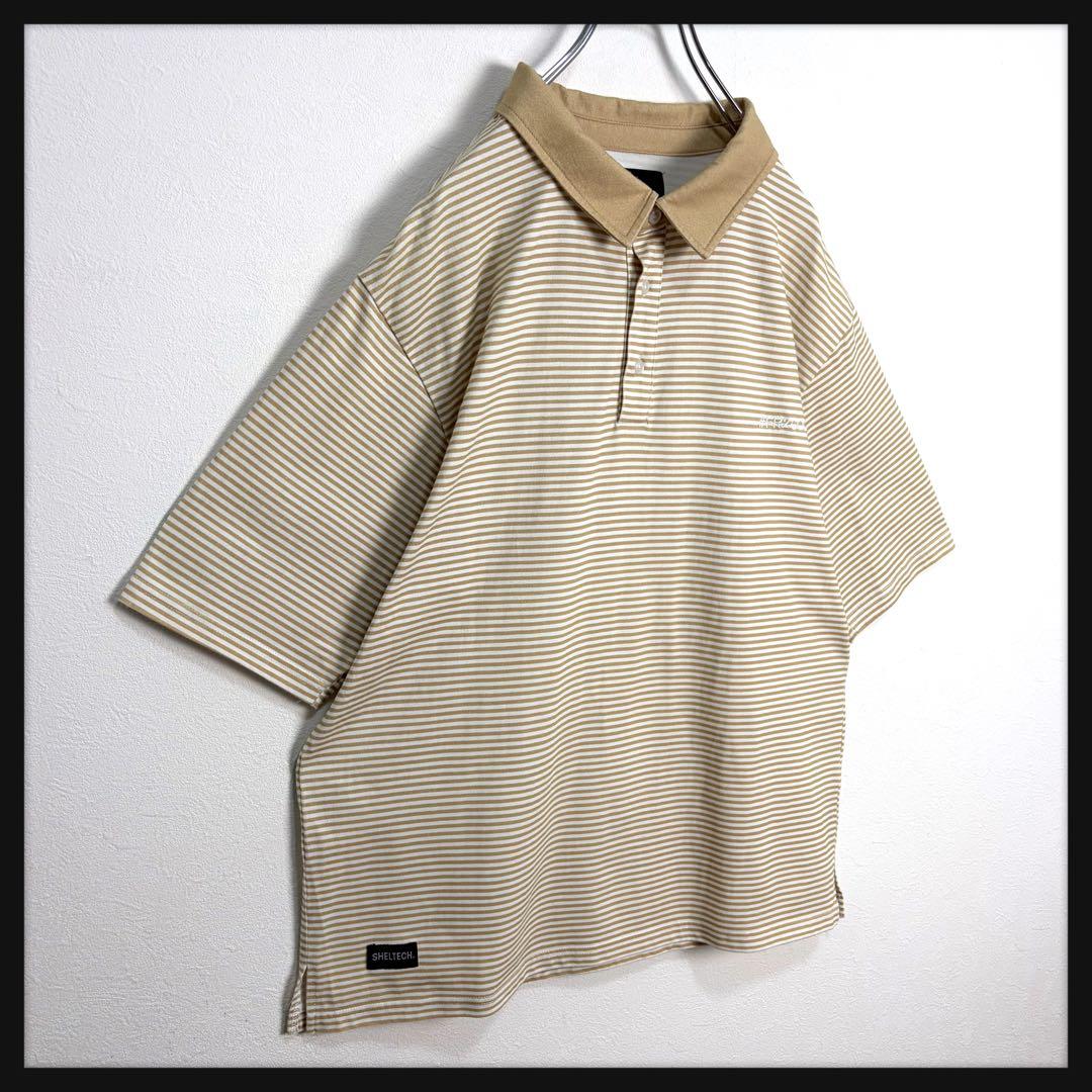 【超美品】FR2 GOLF ゴルフ★サークルロゴ ポロシャツ 刺繍ロゴ 希少XL
