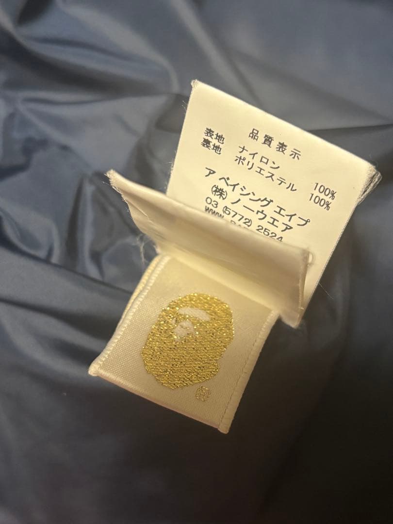 A BATHING APE スノーボードジャケット　ネイビー
