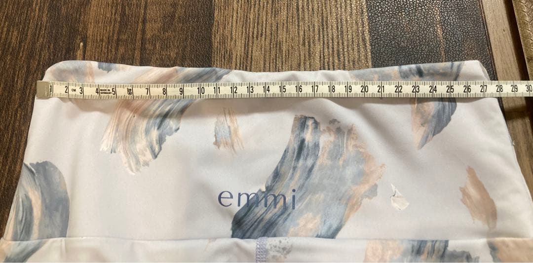 新品　emmi yoga　レギンス　マーブルアート柄　水陸両用