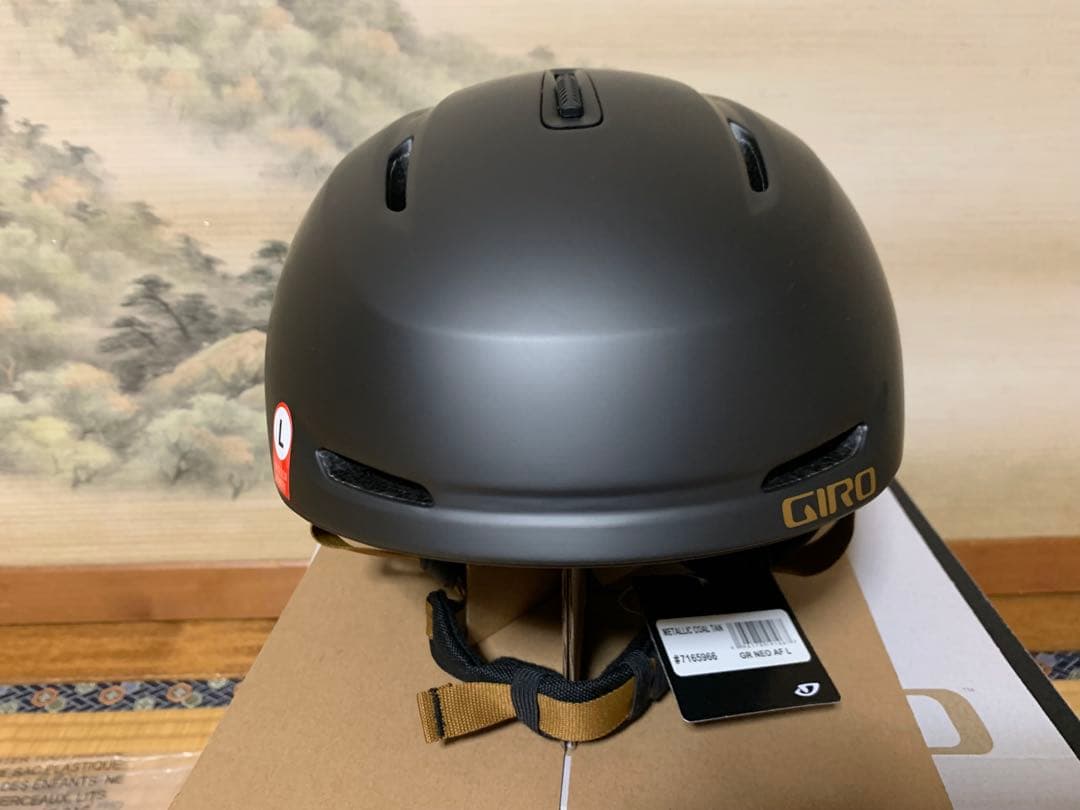 GIRO NEO AF ヘルメット アダルトLサイズ メタリックコールタン