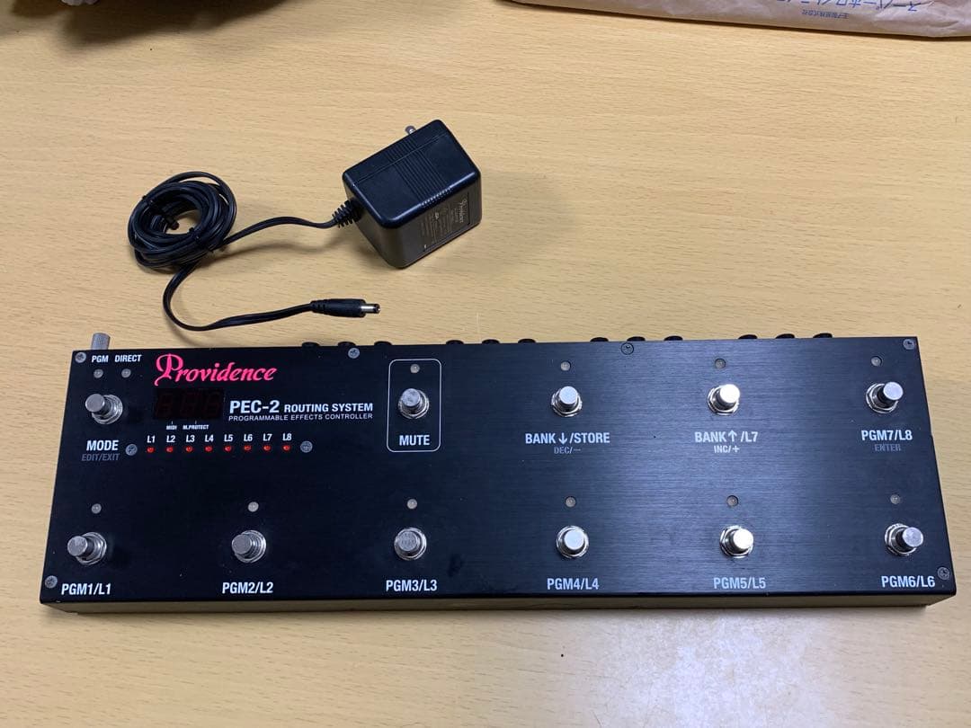 Providence PEC-2 プログラムスイッチャー パッチケーブル8本付