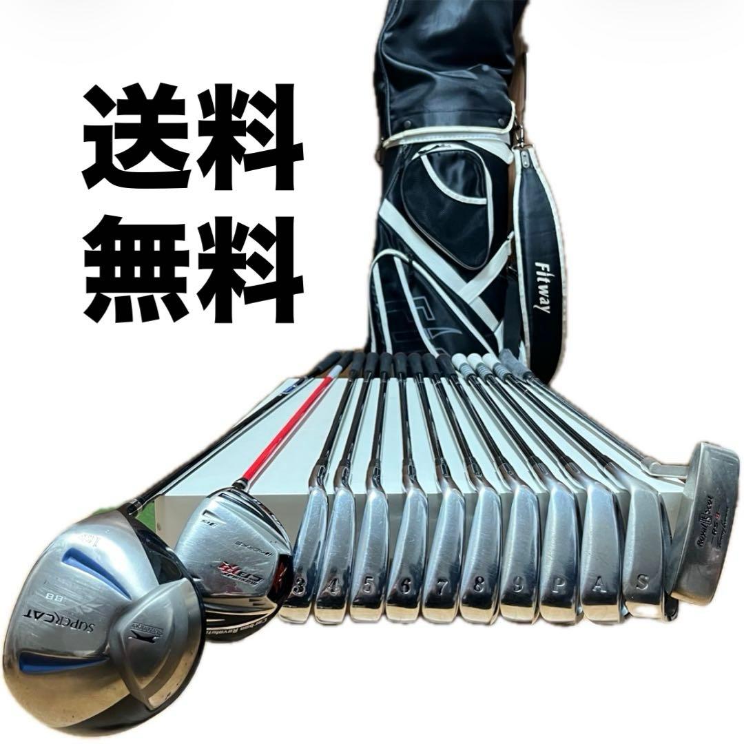 【NIPPON GOLF】格安ゴルフクラブ13本 フルセット キャディバッグ付き