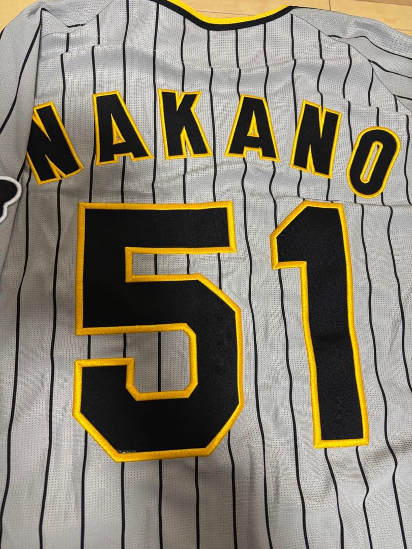 阪神タイガース 中野拓夢 ユニフォーム ビジター O XL