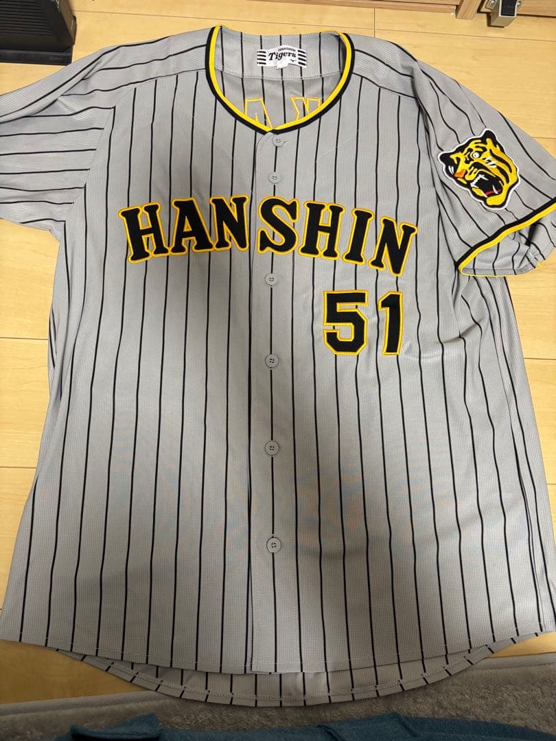 阪神タイガース 中野拓夢 ユニフォーム ビジター O XL