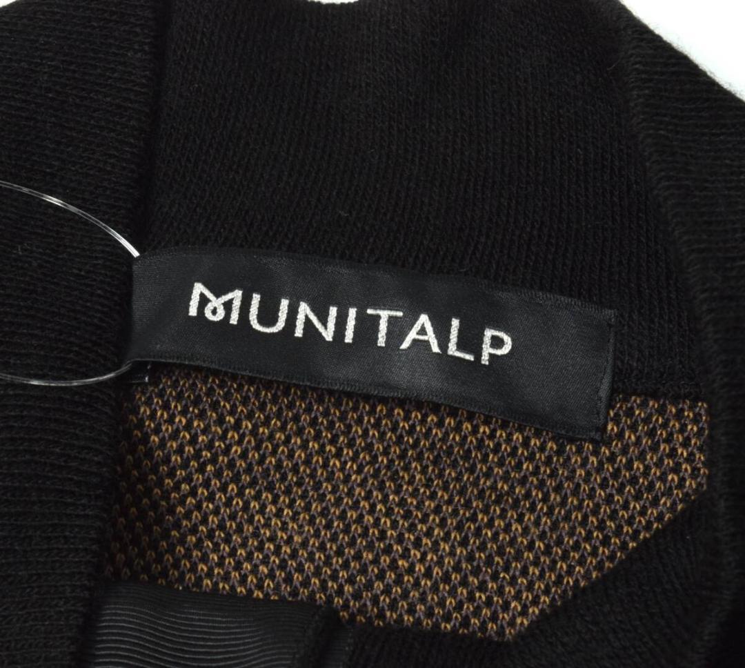 未使用3.6万 ムニタルプ 秋冬 シャギーワンピース 40 (M) レオパード