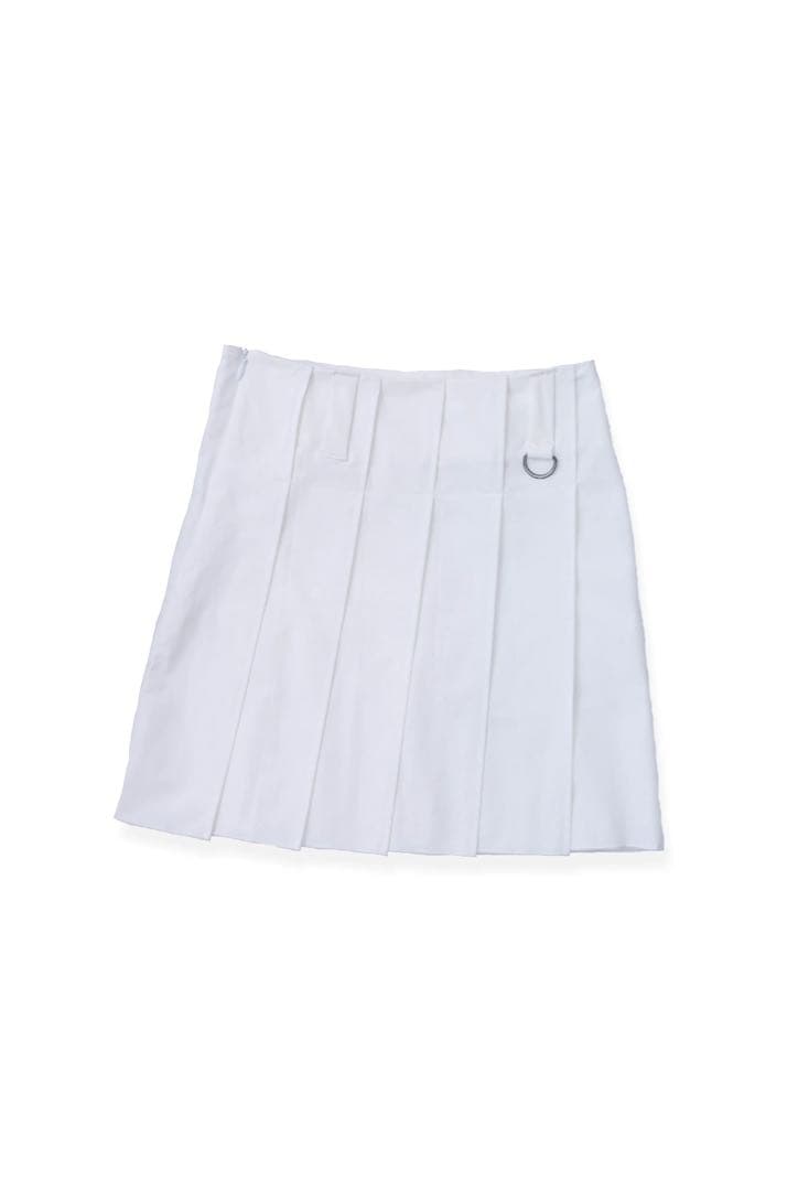SUICゴルフ PLEATS SKIRTホワイト