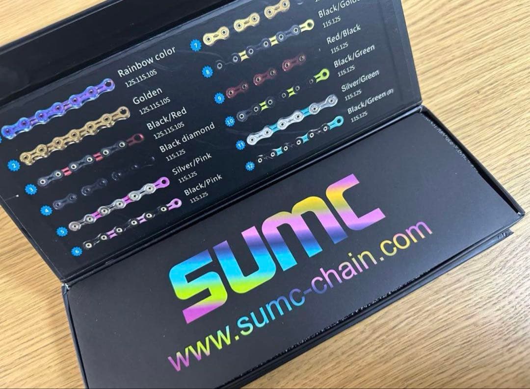 SUMC 最上級SX11SL 黒　自転車　ギア11速用チェーン ブラック　黒