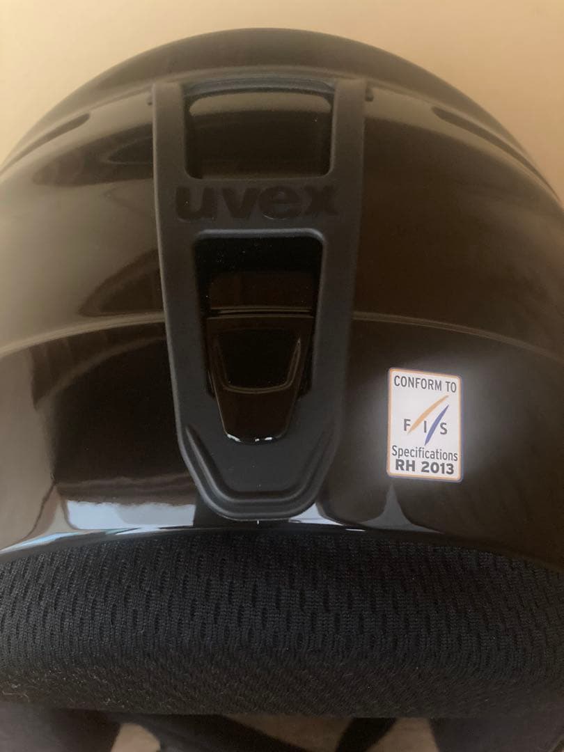 uvex レーシング スキー ヘルメット オールブラック