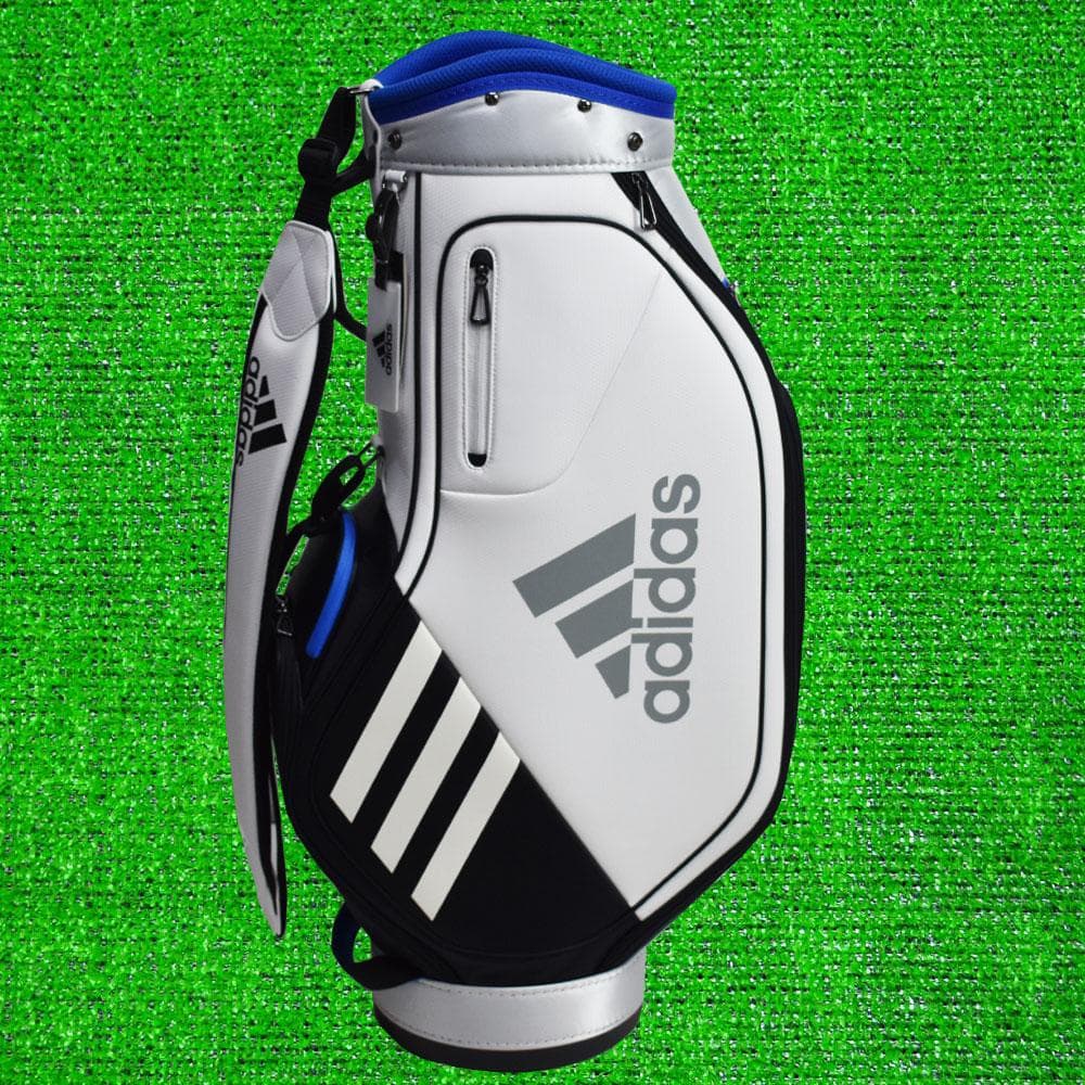 adidas/アディダス ゴルフ キャディーバック９型【ホワイト】美品！