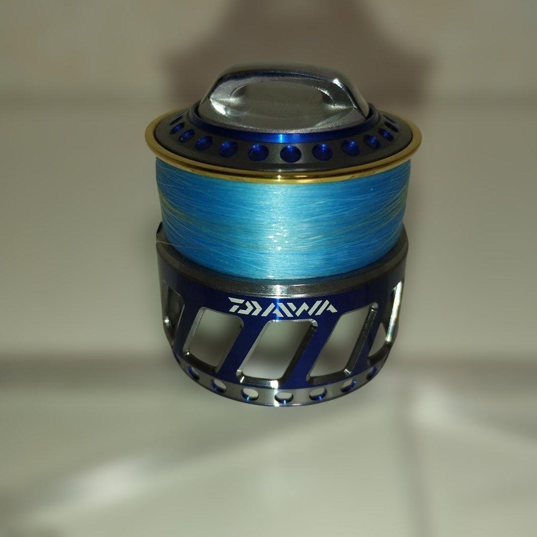 DAIWA ダイワ07ルビアス　RCSスプール　カスタムノブ　ブルー