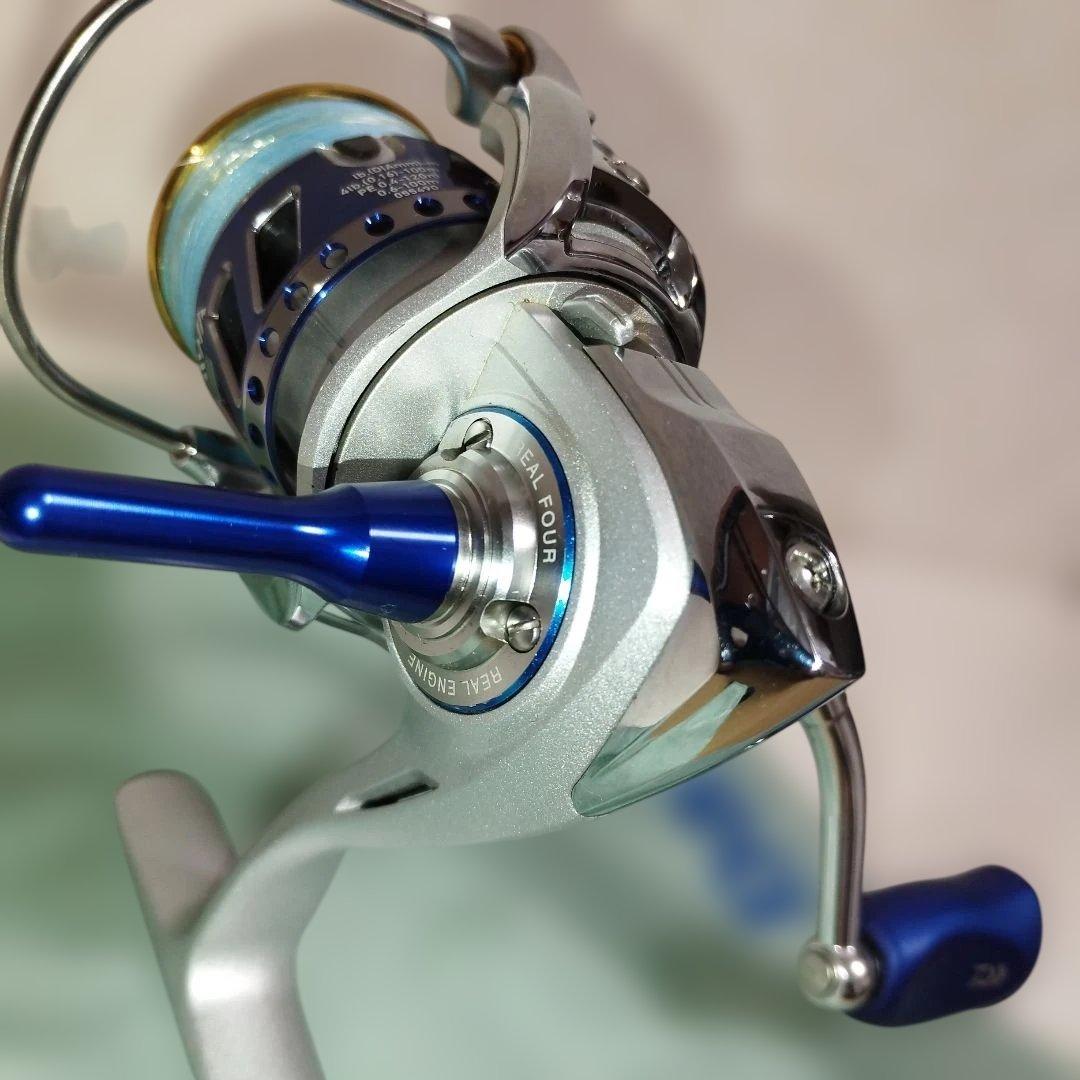 DAIWA ダイワ07ルビアス　RCSスプール　カスタムノブ　ブルー
