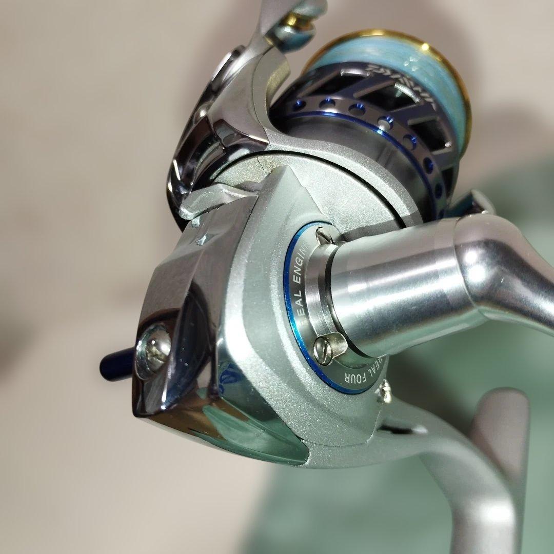 DAIWA ダイワ07ルビアス　RCSスプール　カスタムノブ　ブルー