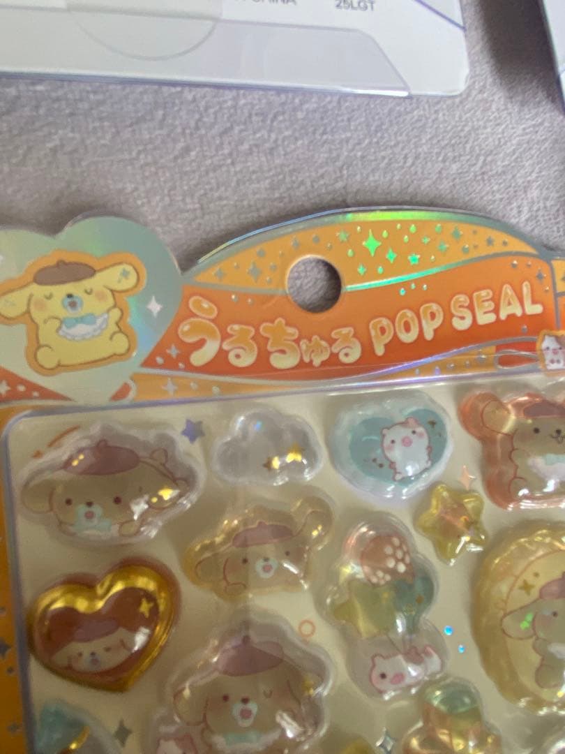 【正規品】うるちゅるポップシール　サンリオ　6種