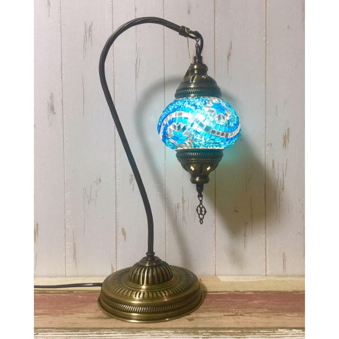ハンギングランプM　タイプ2　ターコイズ2　新品　トルコランプ