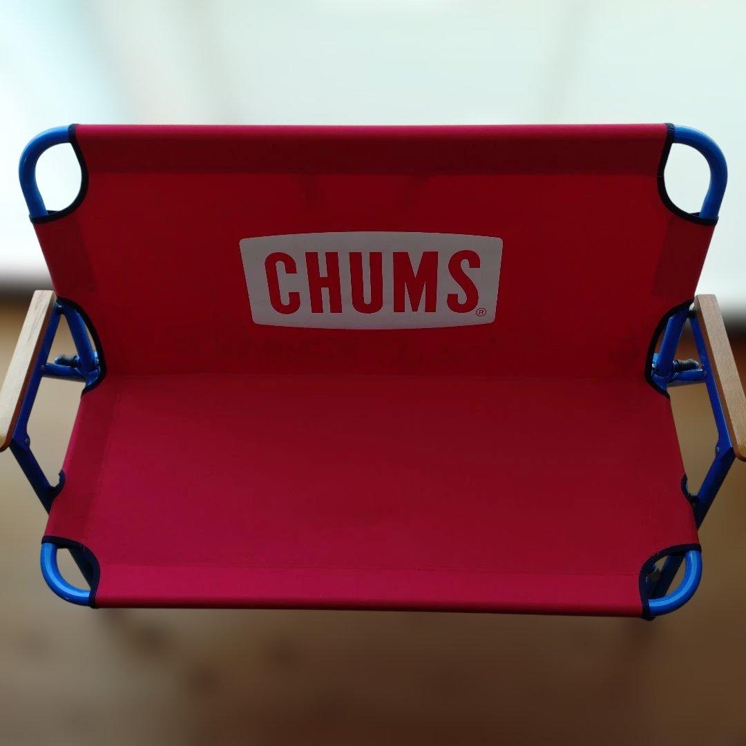 CHUMS 二人掛けアウトドアチェア レッド