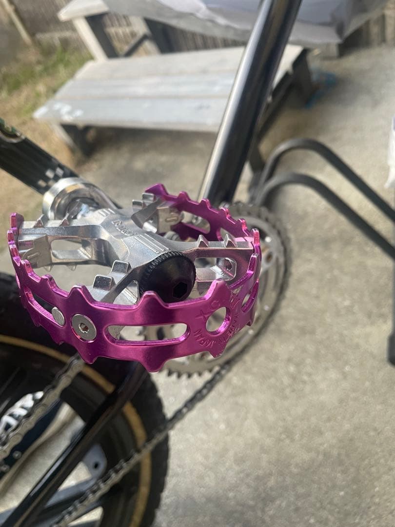 パーツ MKS XC-III bear trap pedal (purple)