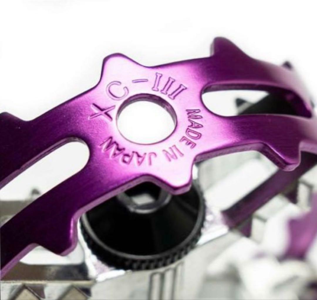 パーツ MKS XC-III bear trap pedal (purple)