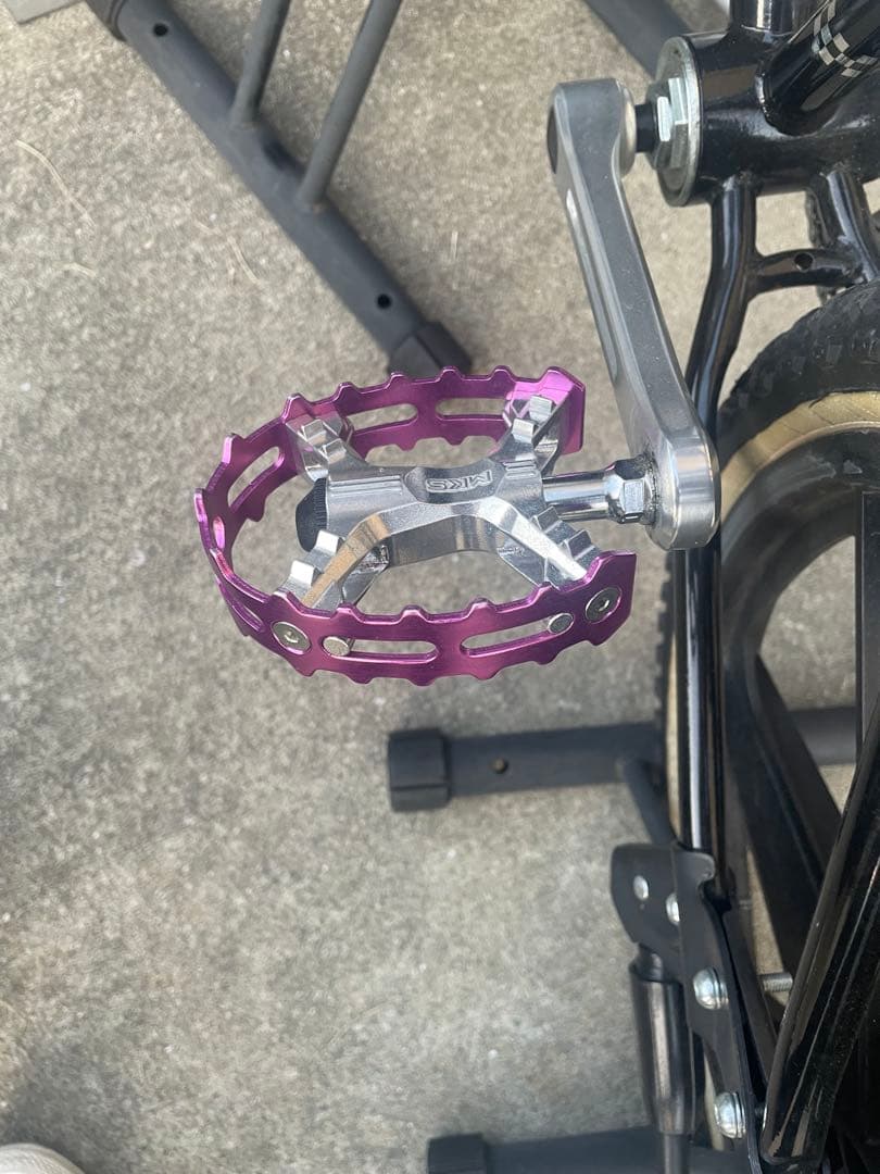 パーツ MKS XC-III bear trap pedal (purple)
