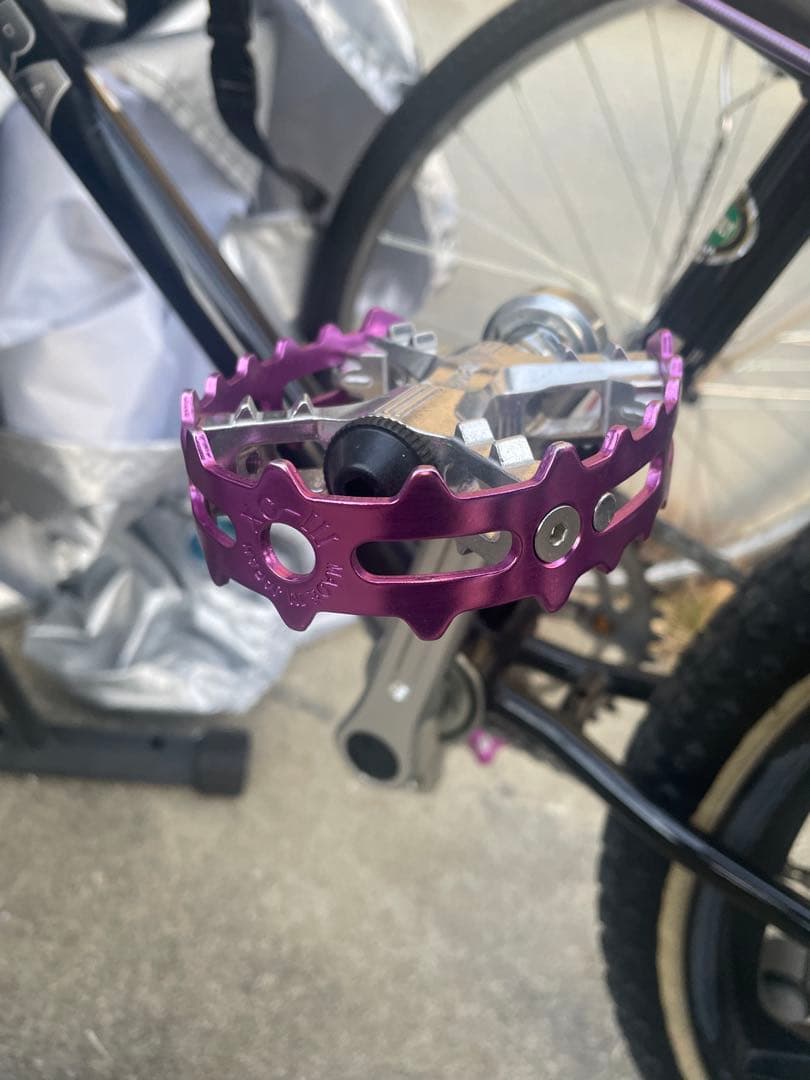パーツ MKS XC-III bear trap pedal (purple)