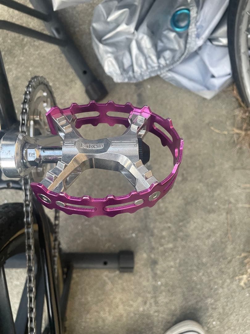 パーツ MKS XC-III bear trap pedal (purple)