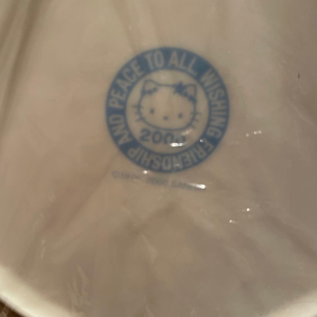 Hello Kitty 2000年製限定25周年記念ケーキ皿フォークセット