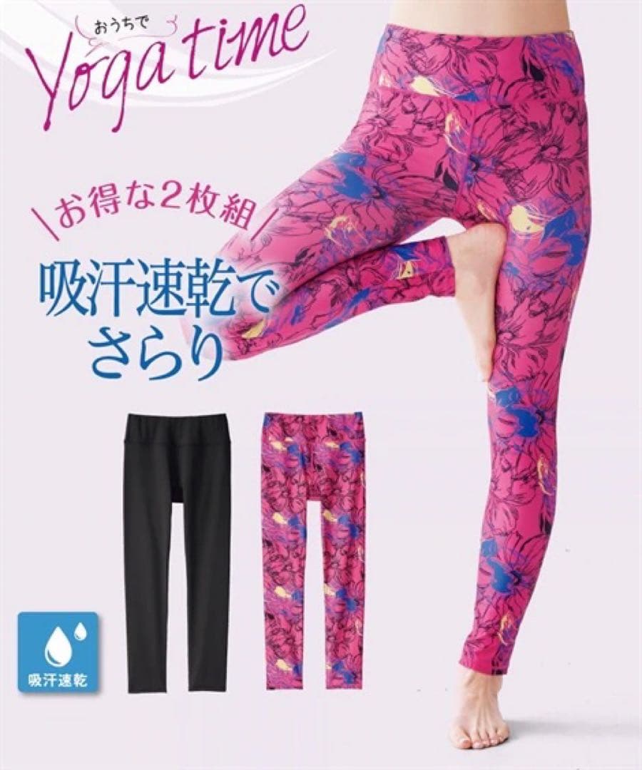 新品 M ヨガウェアセット 6点セット ヨガウェア　レギンス　ブラ　トップス