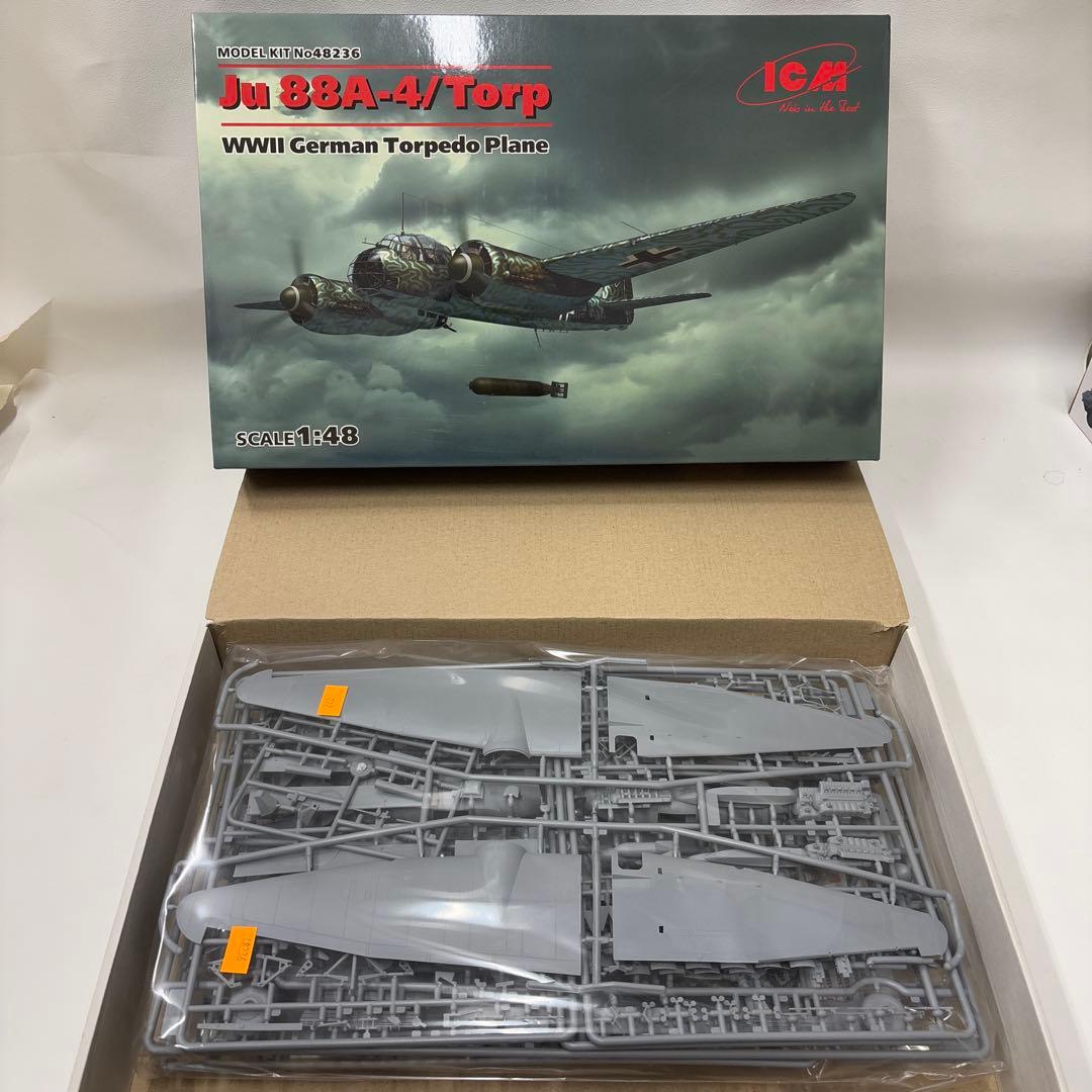 ICM Ju 88A-4/Torp WWII ドイツ魚雷機 1:48
