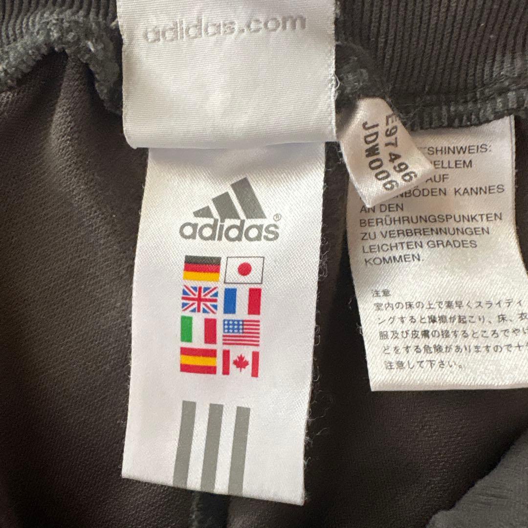 00s adidas フレアパンツ グレー/ピンク