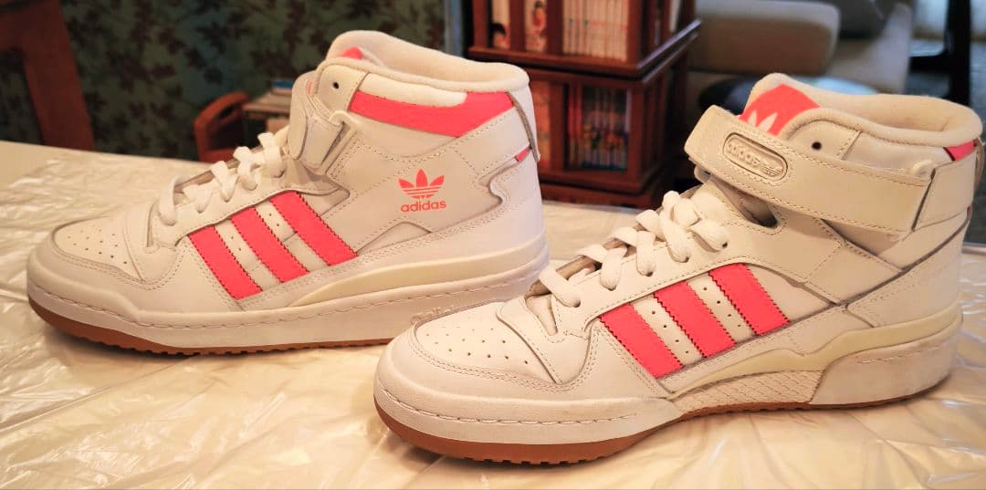 Adidas フォーラム ミッド ホワイト (25cm / US8.5)