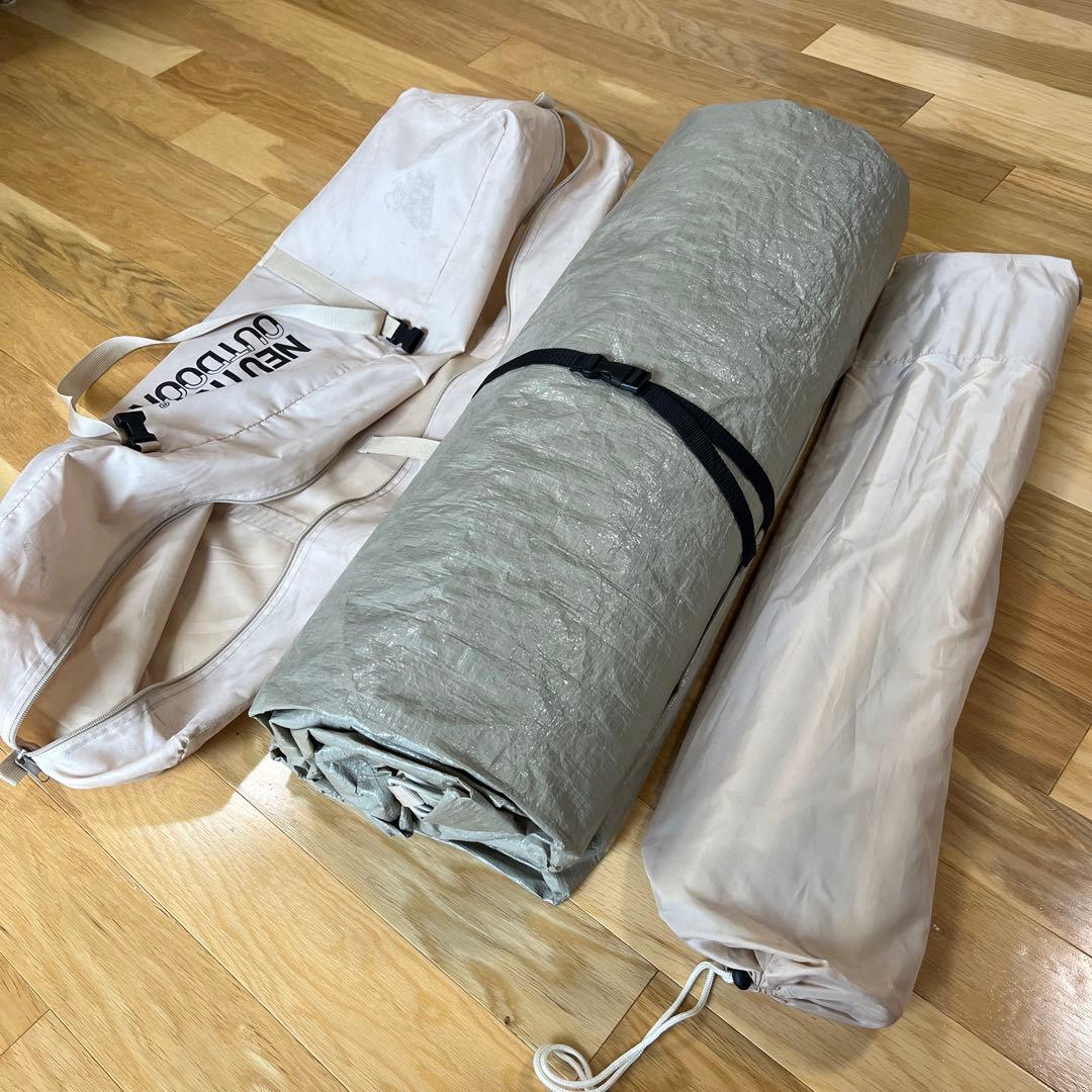 NEUTRAL OUTDOOR テントと専用グランドシート セット売り
