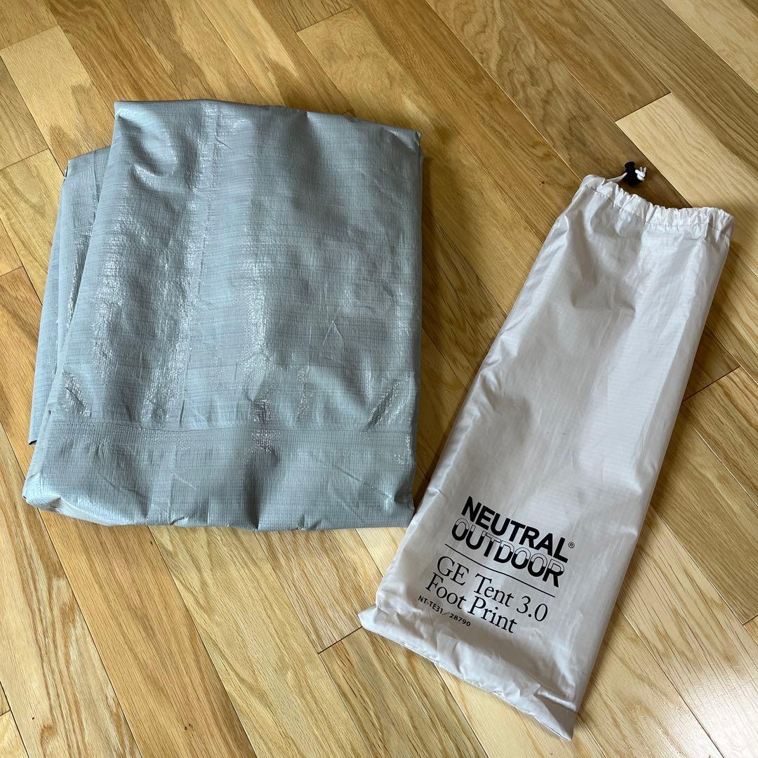 NEUTRAL OUTDOOR テントと専用グランドシート セット売り