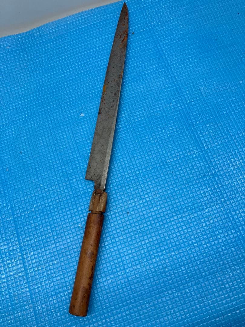 A0102）房近　柳刃　包丁　在銘
