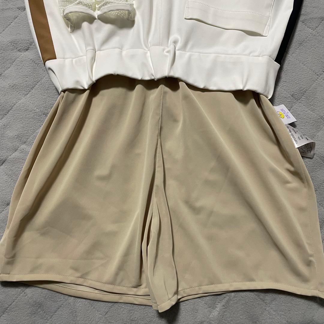 ●TMGゴルフ●ストレッチパンツ ホワイト ブラック 0 スラックス ベージュ系