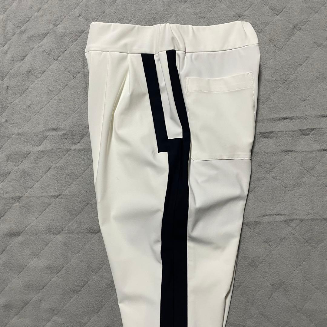 ●TMGゴルフ●ストレッチパンツ ホワイト ブラック 0 スラックス ベージュ系