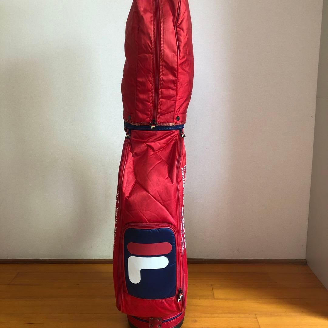 FILA フィラ キャディバック レッド フード付き 2.6kg