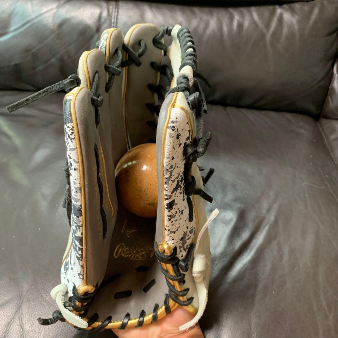 Rawlings 軟式外野手用グローブ カモフラージュ　左投げ　ウィザード