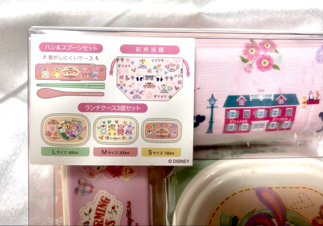 新品 ダッフィー&フレンズ お弁当 セット ランチ ケース 弁当 袋 TDS