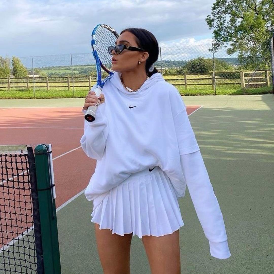 【NIKE】テニススコート ホワイト プリーツ