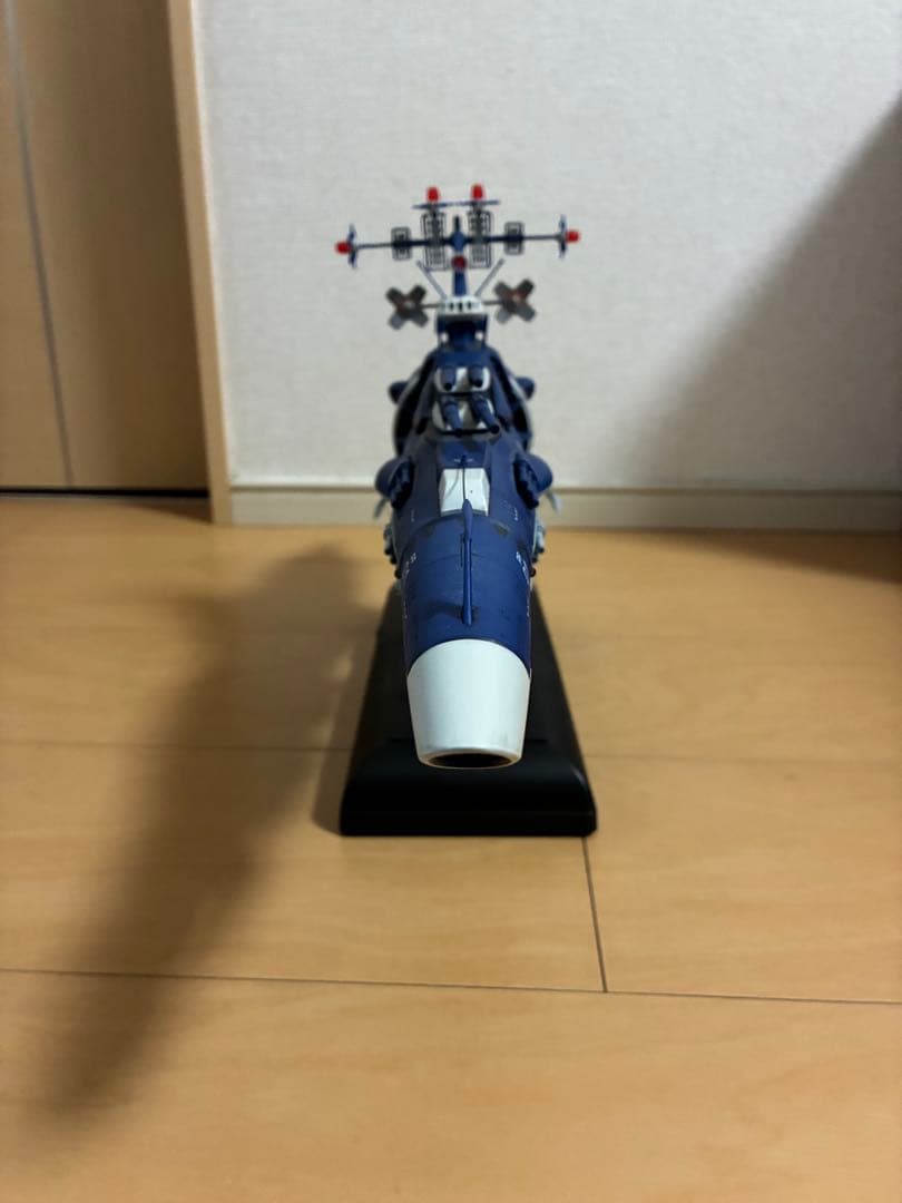 【現状品】宇宙戦艦ヤマト系モデル電動台座付　動作未確認　パーツ外れあり