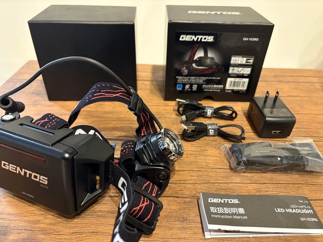 【新品】GENTOS GH-103RG LEDヘッドランプ
