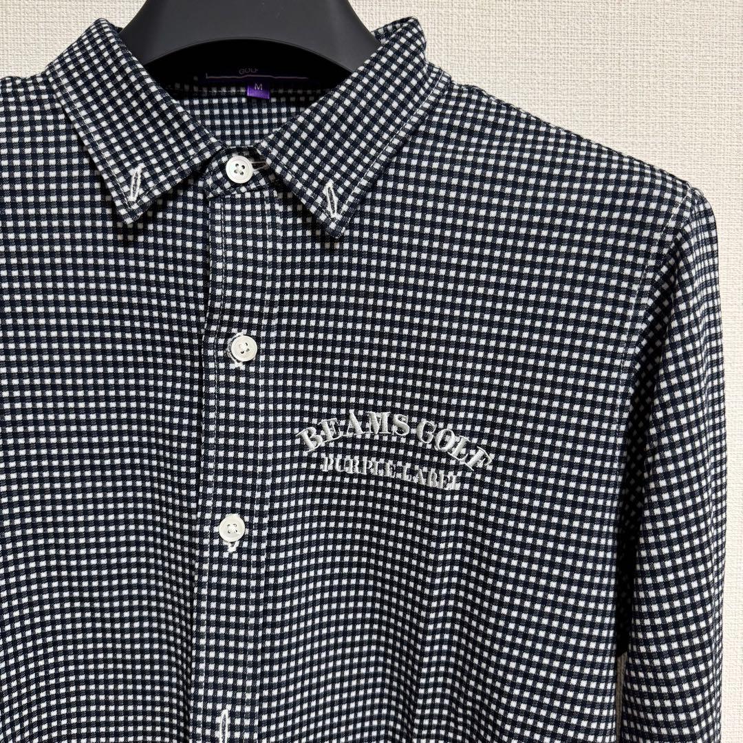 【美品】BEAMSGOLF ビームスゴルフ　メンズシャツ　サイズM