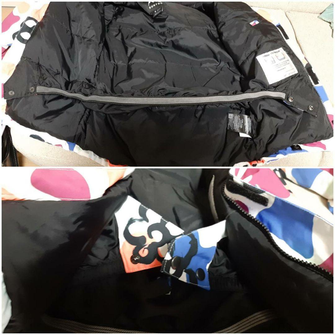 美品 キッズ BURTON スノーウェア S 花柄 撥水 防寒
