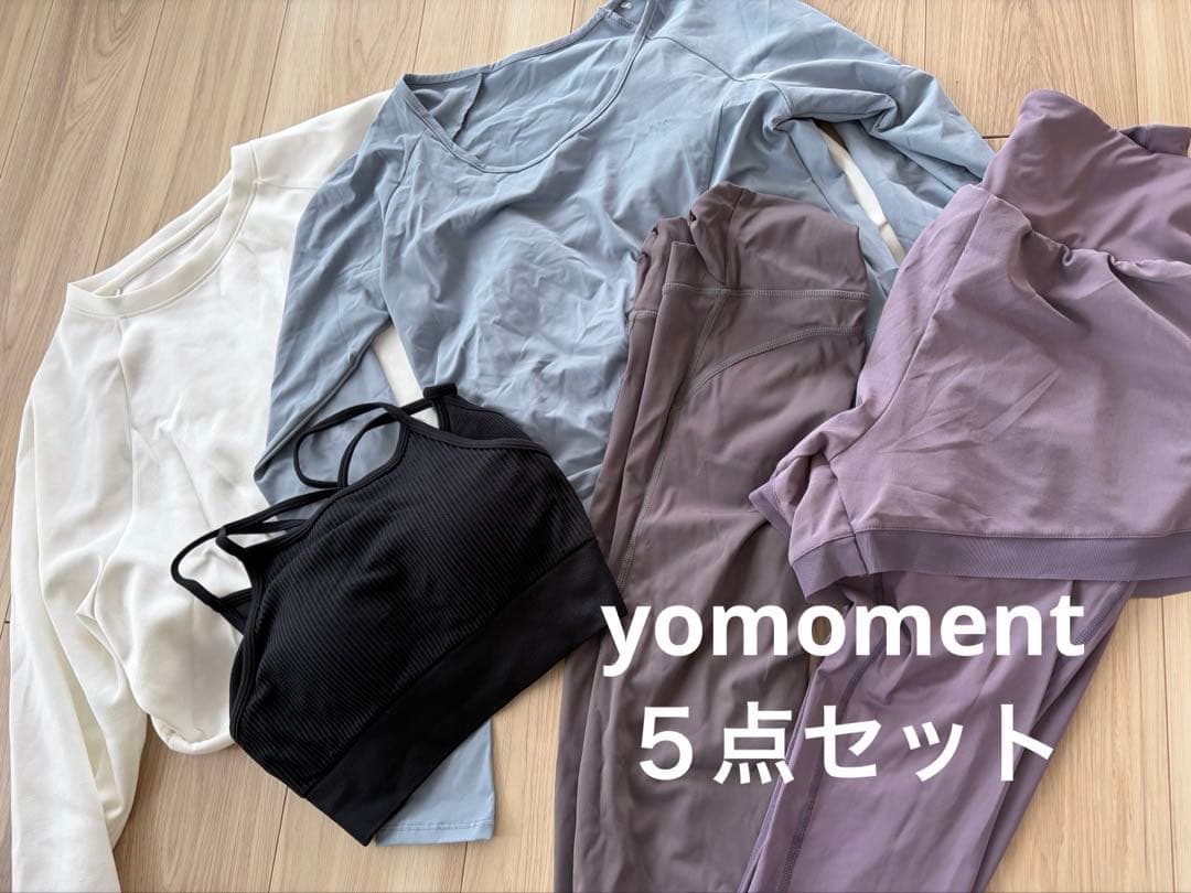 yomoment ヨモメント ピラティス ヨガ ウェア ５点セット