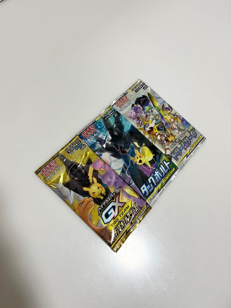 ポケモンカードGXタッグオールスターズタッグボルトドリームリーグ未開封パック3P
