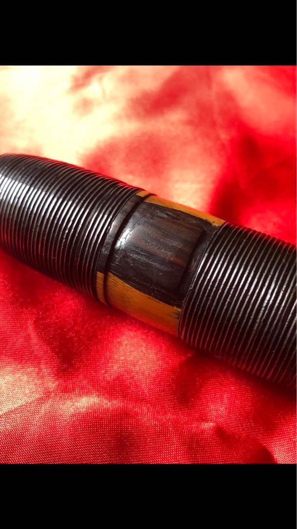 能管 (煤竹製 籐巻) : 龍笛 竜笛 神楽笛 横笛 篳篥 高麗笛 雅楽