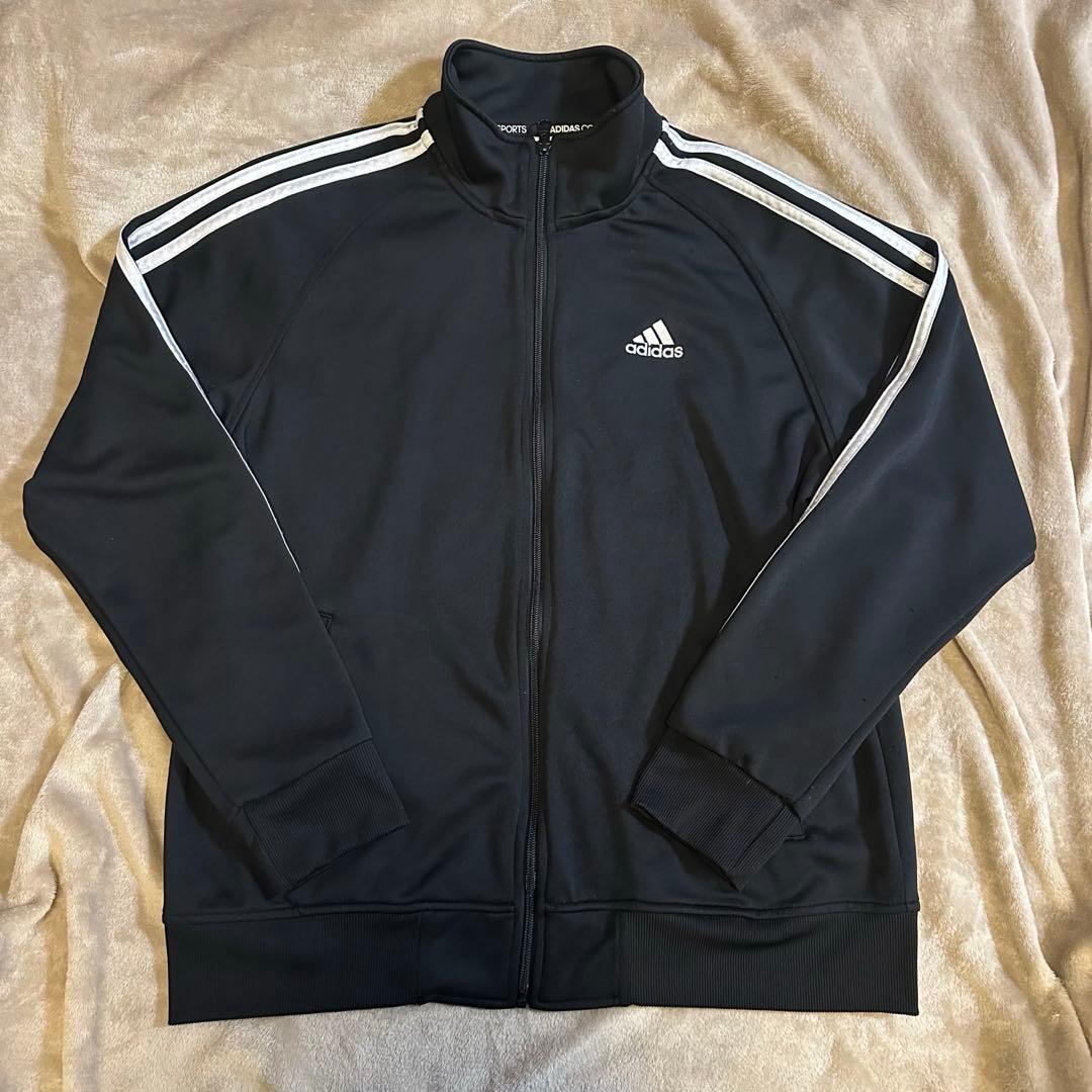 『adidas 』ストライプ ジャージ　トラックジャケット　コンバットスポーツ