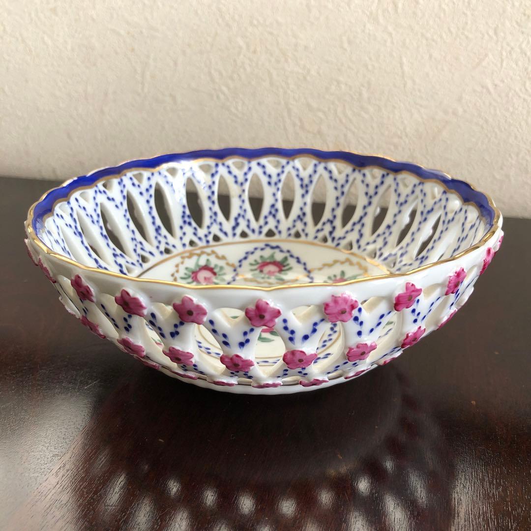 飾り器　飾り皿　インテリア　花柄